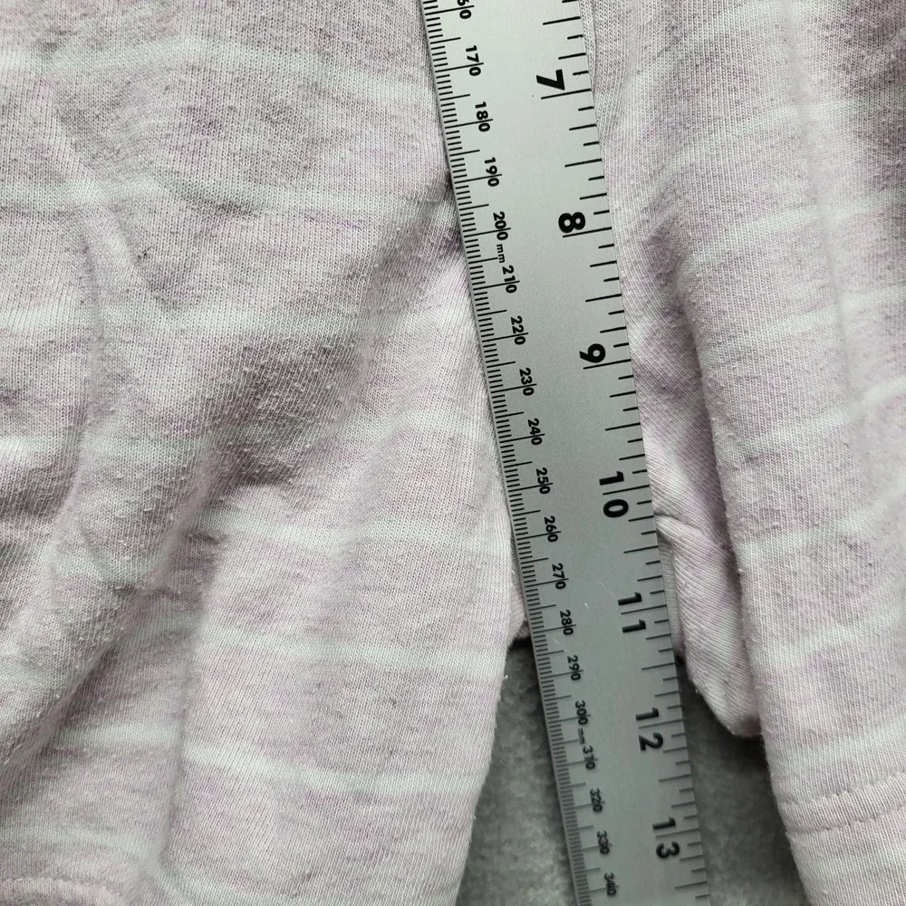 Nike Women Activewear Shorts XL Light Pink Striped‎ Logo 4.5
